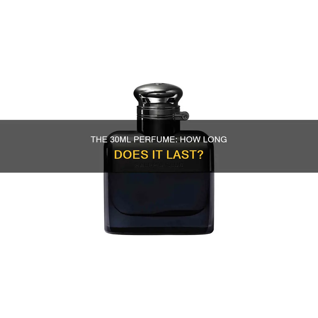 how long the 30 ml perfume