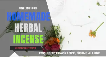 Drying Homemade Herbal Incense: The Ideal Timeframe