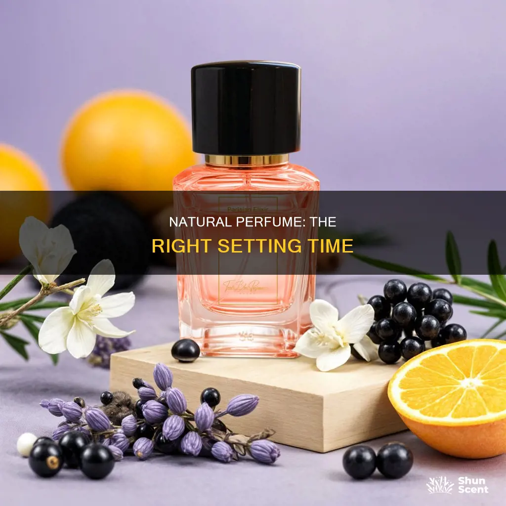 how long to let natural perfume set