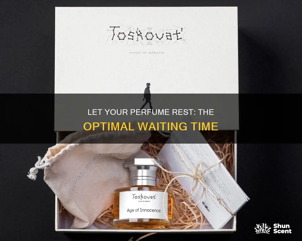 how long to let perfume rest