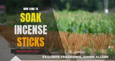 Soaking Incense Sticks: How Long Should You Leave Them?