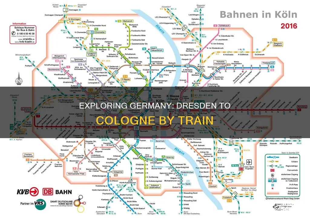 how long train dresden to cologne