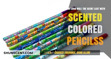 Scented Colored Pencils: How Long Does the Fragrance Last?