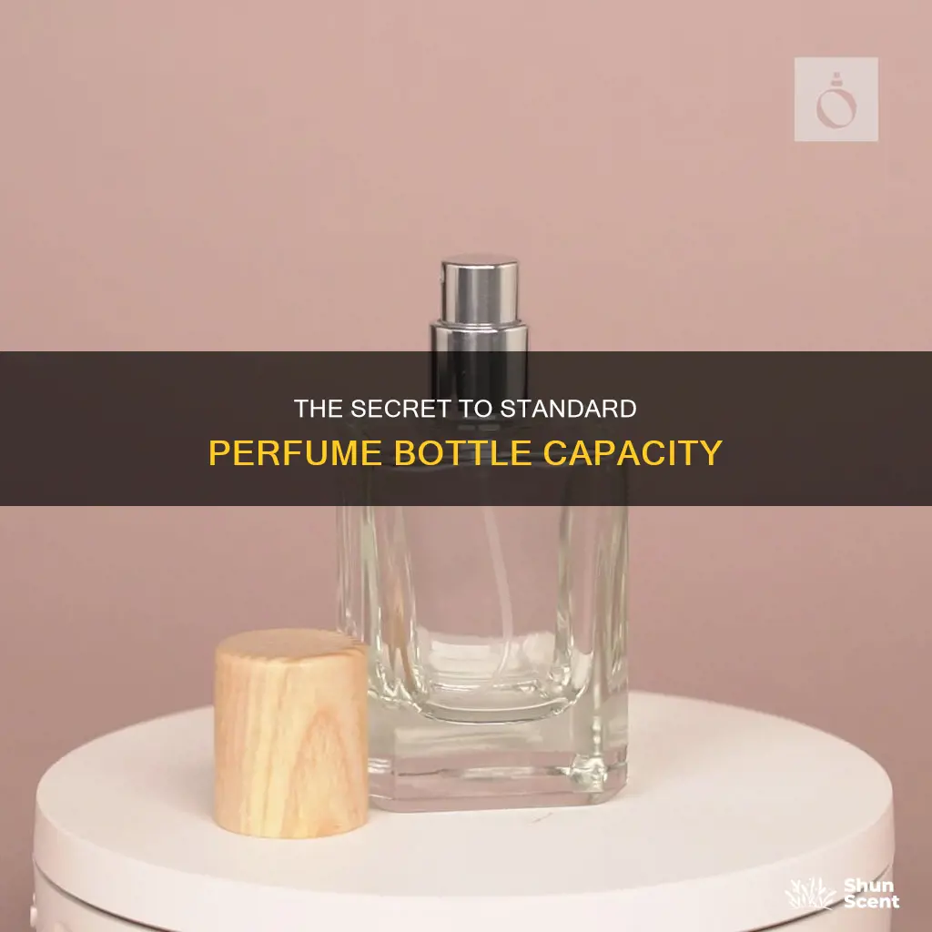 how maby ml in a normal nottle of perfume