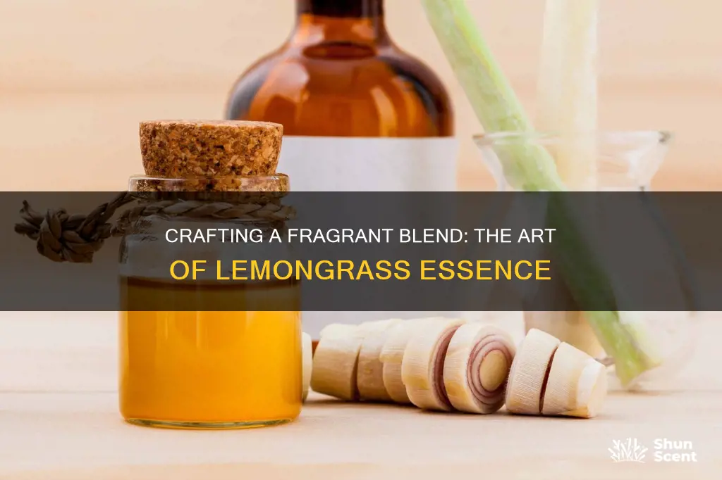 how make a fragrance using lemon grass