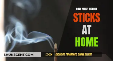 Making Incense Sticks: A Homemade Guide
