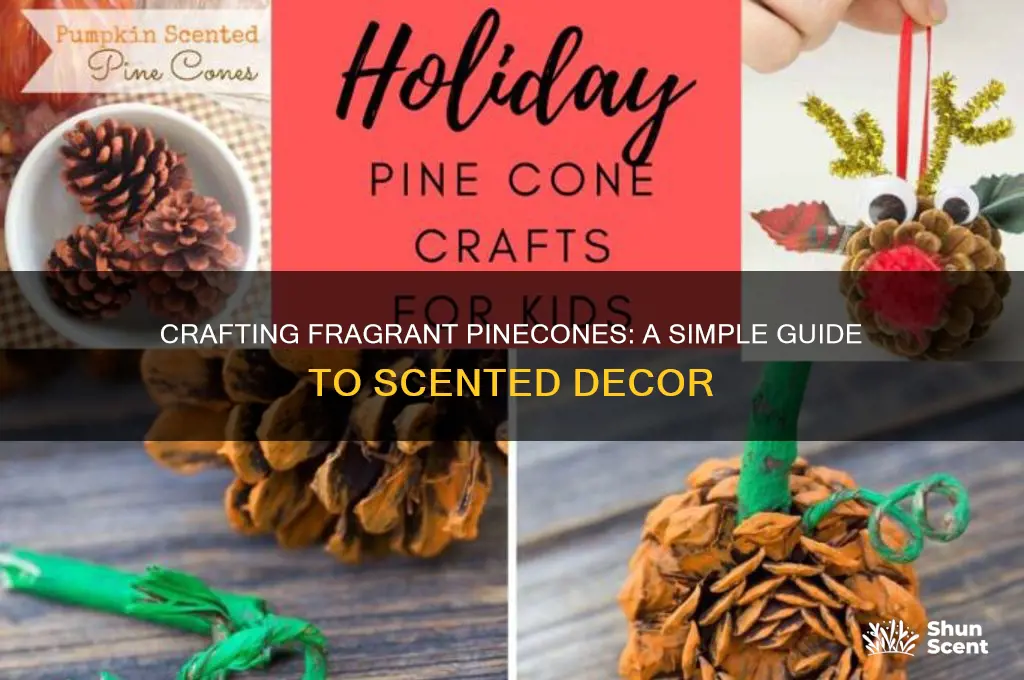 how make scented pinecones