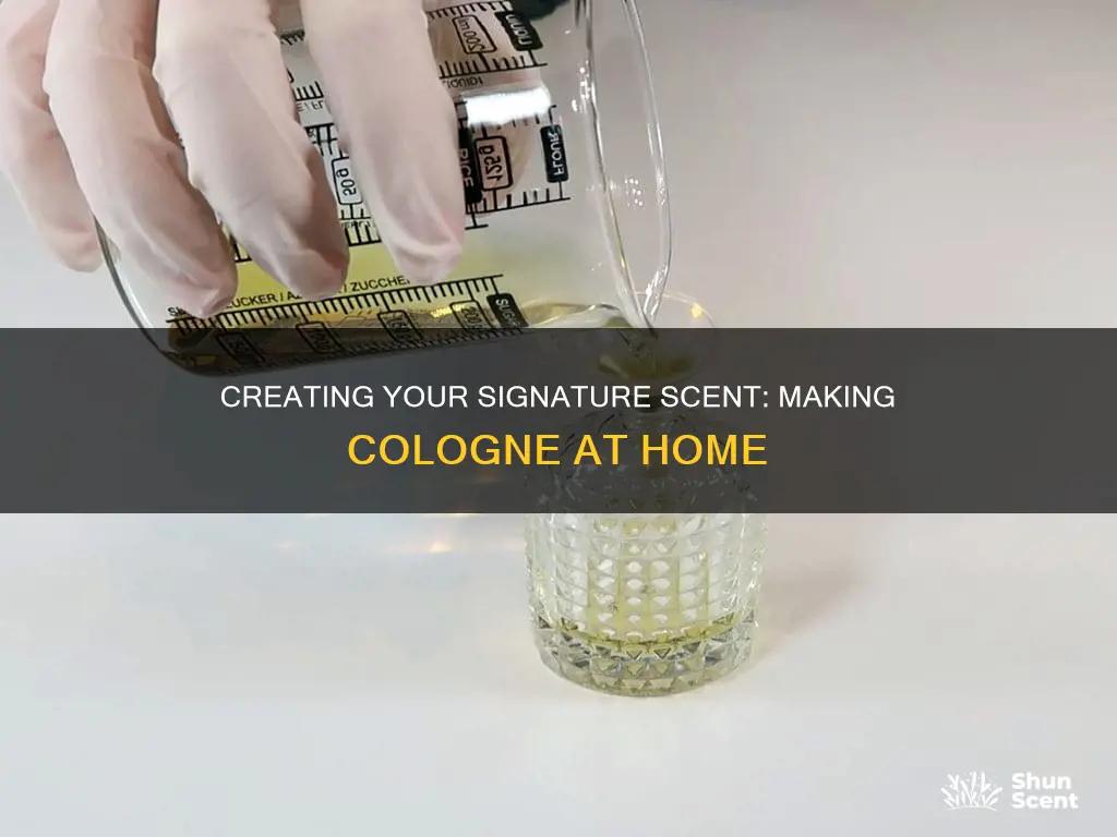 how make your own cologne