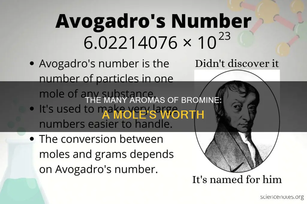 how mamy br aroms are in one mole of bromine