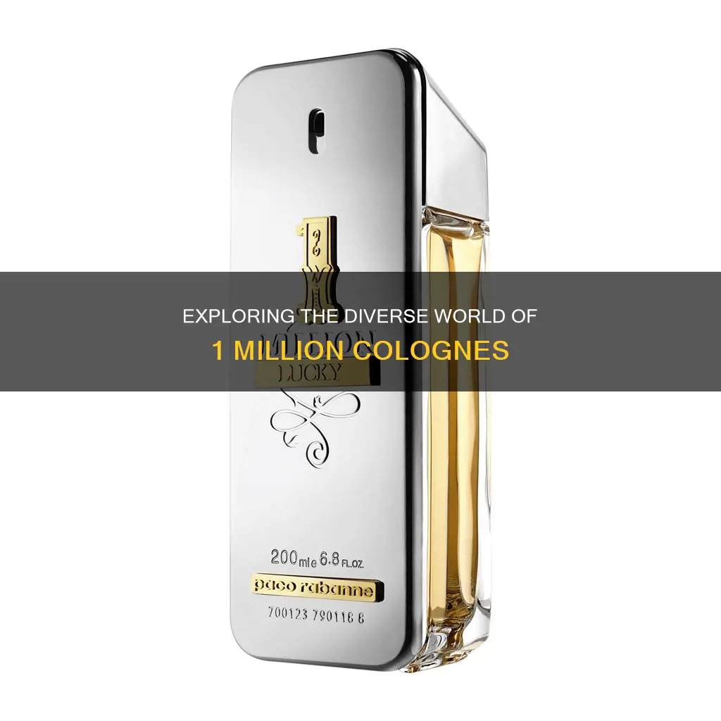 how many 1 million colognes are there