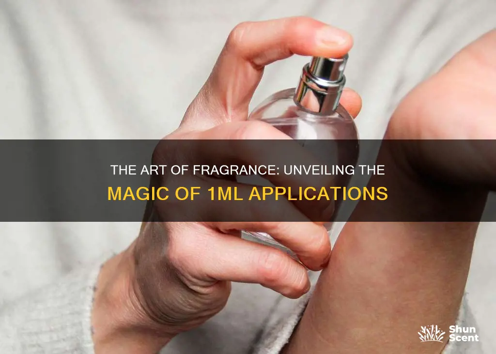 how many applications 1ml fragrance