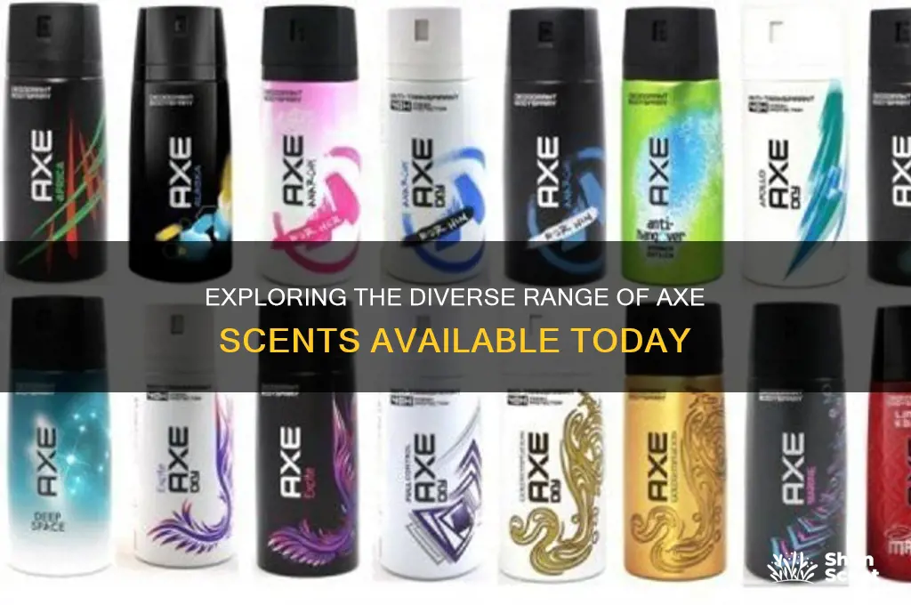 how many axe scents are there