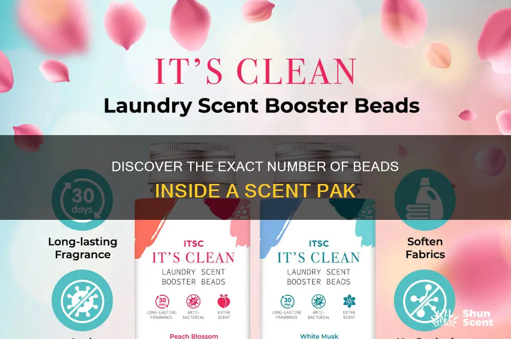 how many beads are in a scent pak