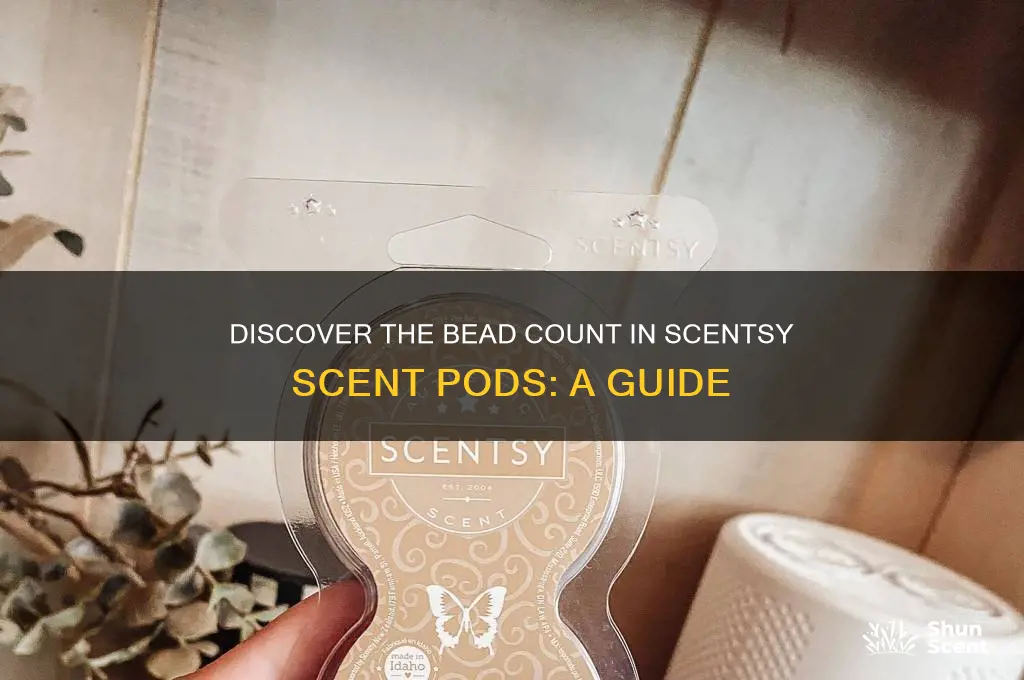 how many beads are in a scentsy scent pod