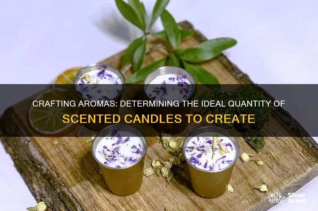 how many candles of a scent do you make