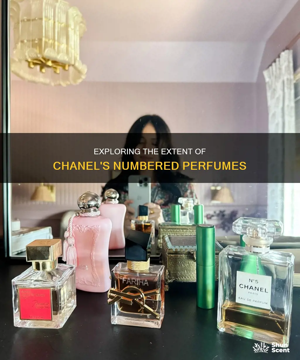 how many chanel number perfumes are there
