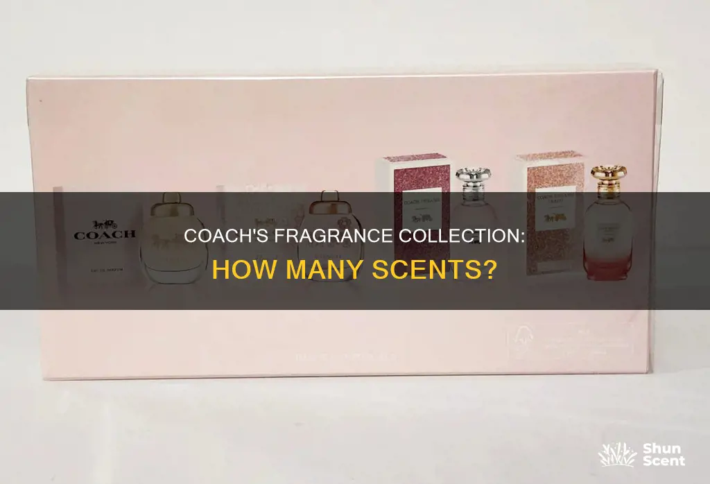 how many coach perfumes are there