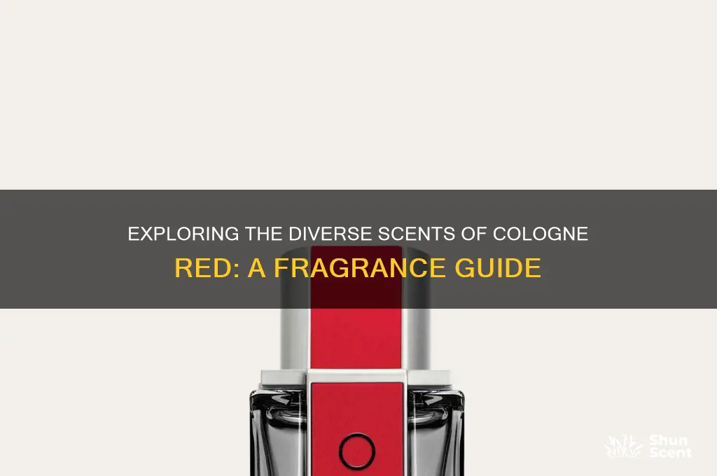how many different scents are there of colonge red