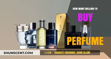 The Cost of Smelling Good: Dollars for Perfume