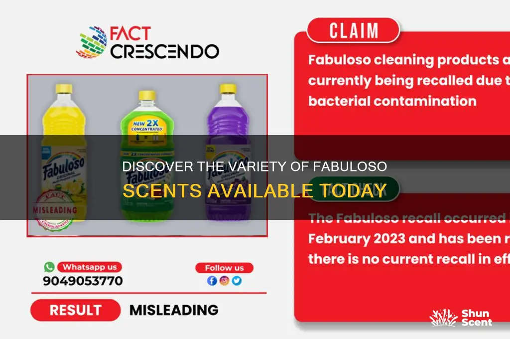 how many fabuloso scents are there