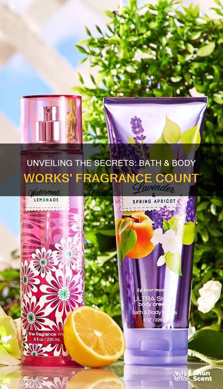 how many fragrances bath and bdy works