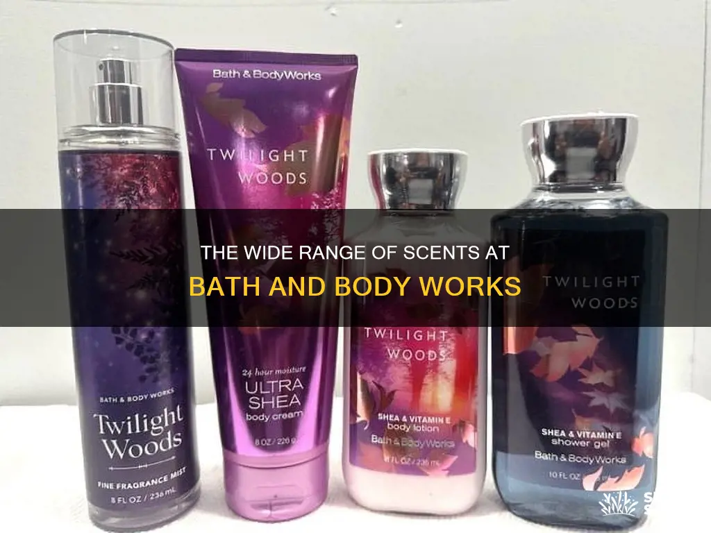 how many fragrances does bath and body works have