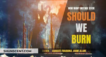 Burning Incense: How Many Should You Light at Once?
