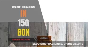 Incense Sticks: Counting Scents in a 15g Box