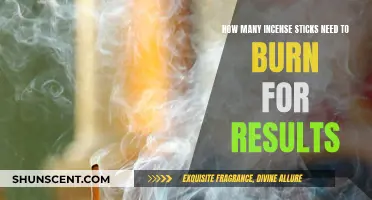 Burning Incense Sticks: How Many for Results?