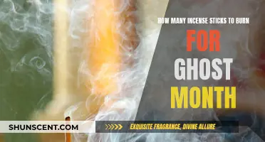 Incense Burning: How Many Sticks for Ghost Month?