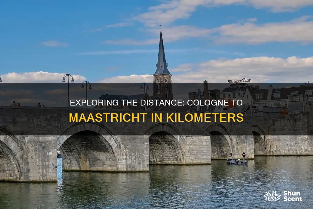 how many kilomters from cologne to maastricht