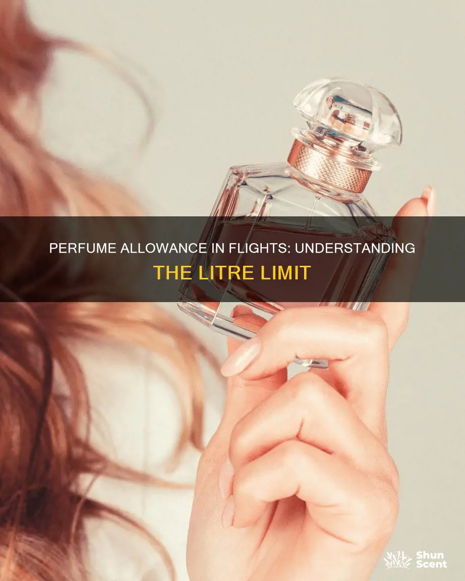how many liters of perfume allowed in flight