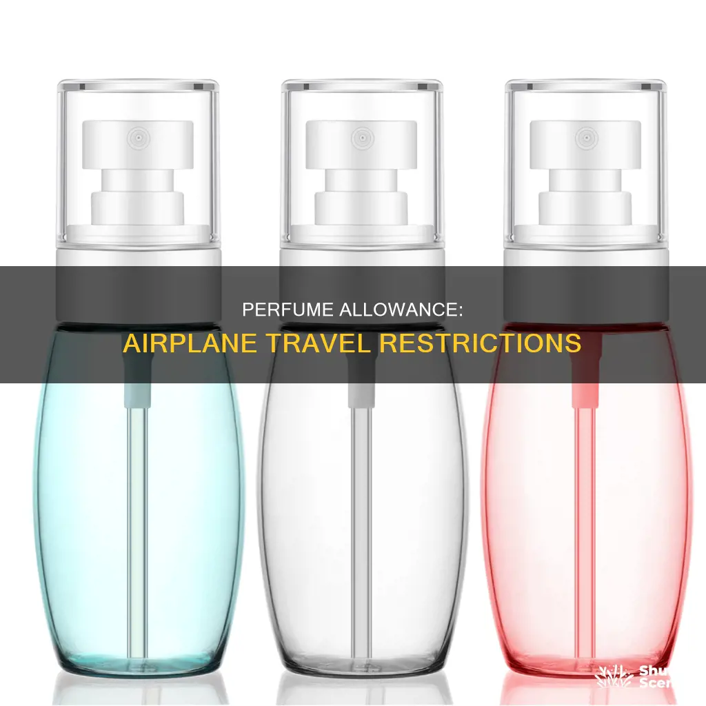how many liters perfume airplane