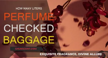 Checked Baggage: Liters of Perfume Allowed