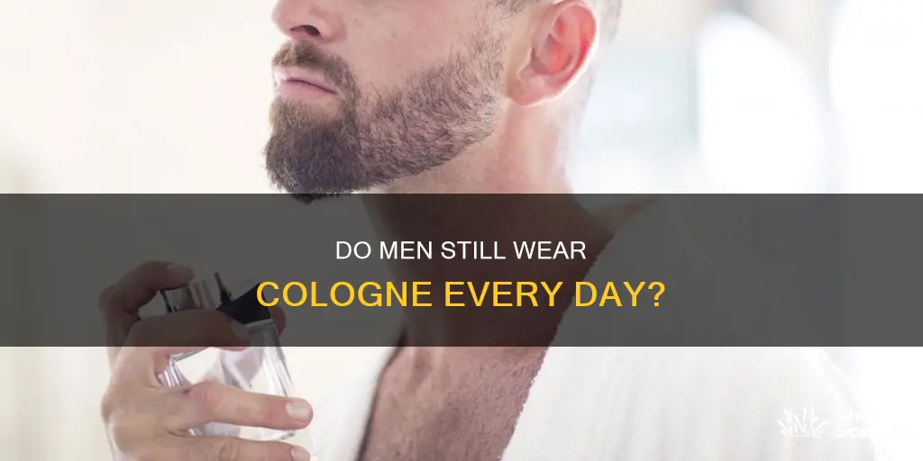 how many men wear cologne on a daily