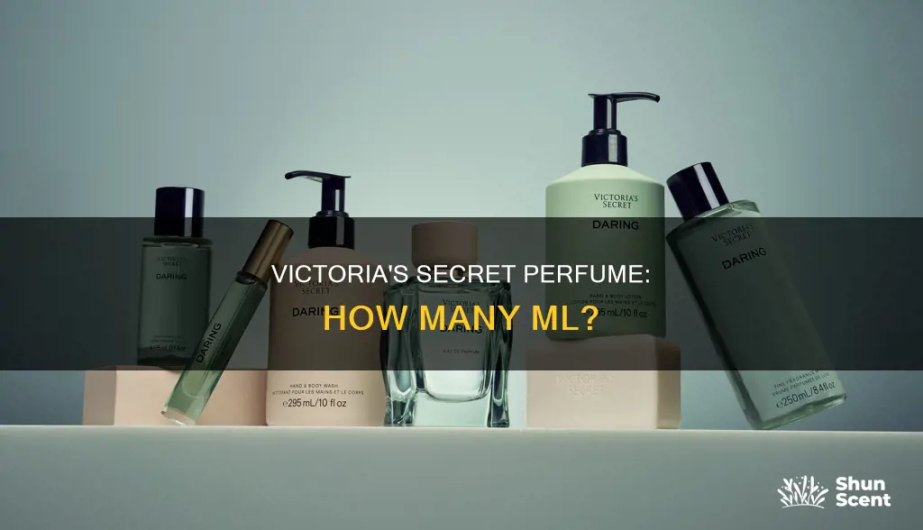 how many ml is victoria secret perfume
