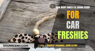 Making Car Fresheners: Choosing the Right Amount of Aroma Beads