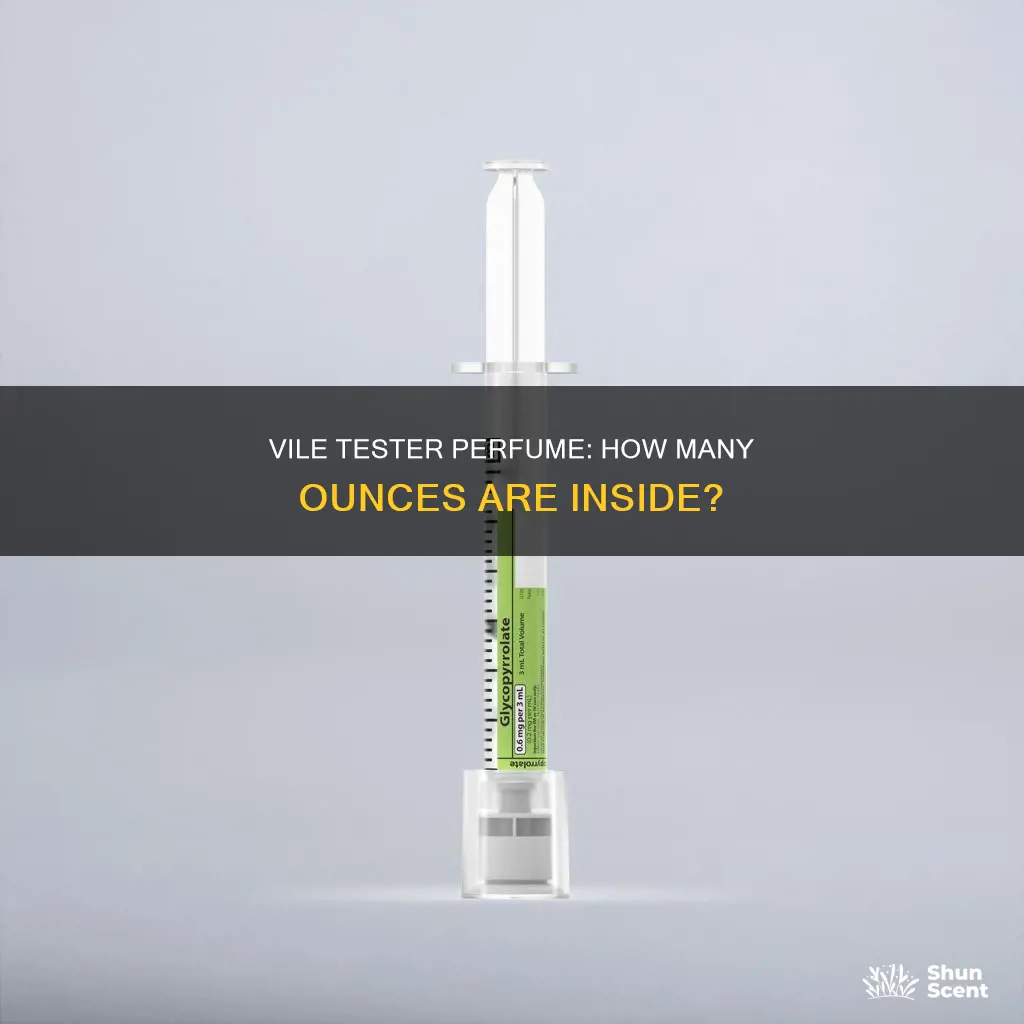 how many oz in a vile tester perfume