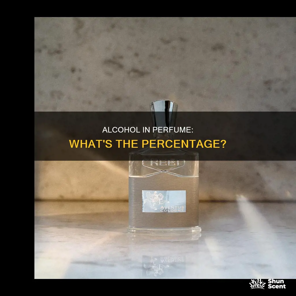 how many percent alcohol in perfume