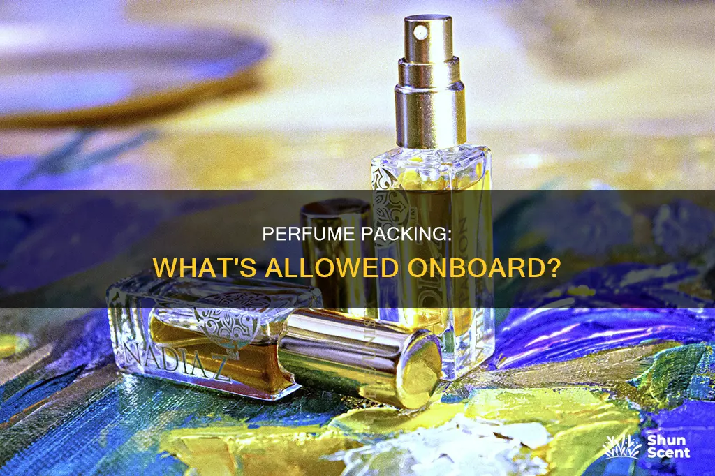how many perfume bottles can you take on a flight