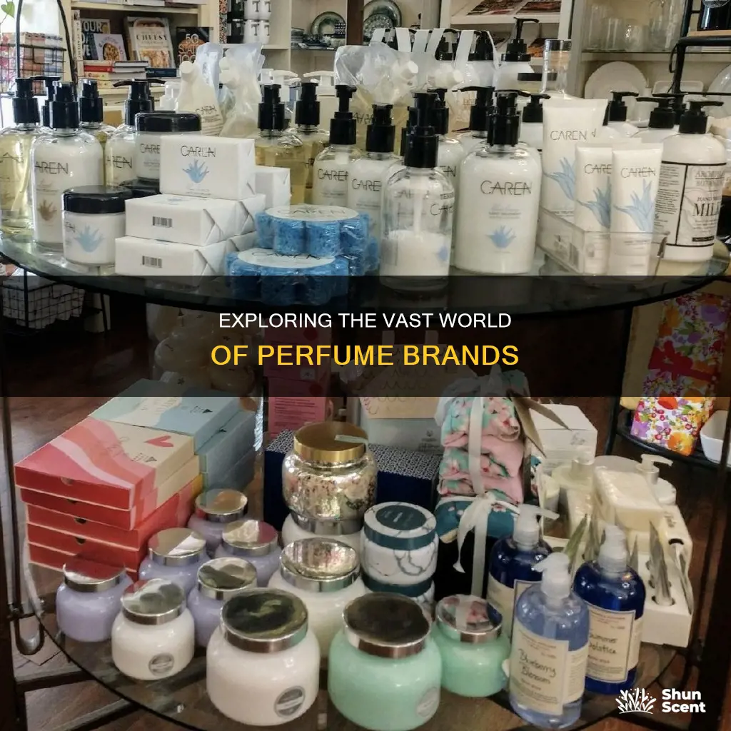 how many perfume brands are there