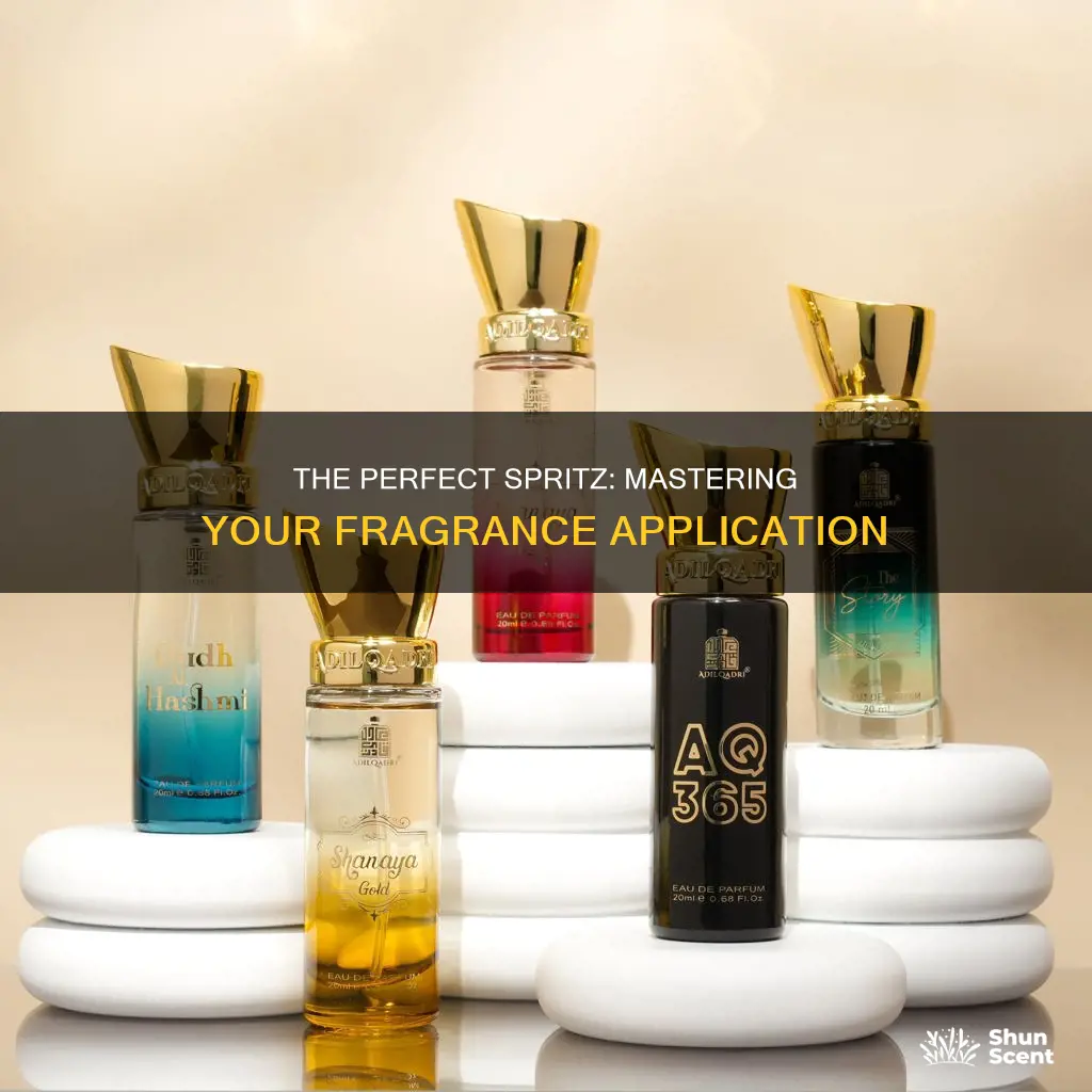 how many perfume sprays is enough