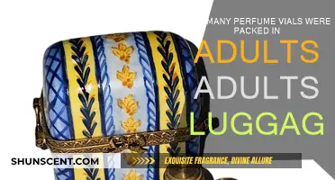 Perfume Vials: A Surprising Number in Adults' Luggage