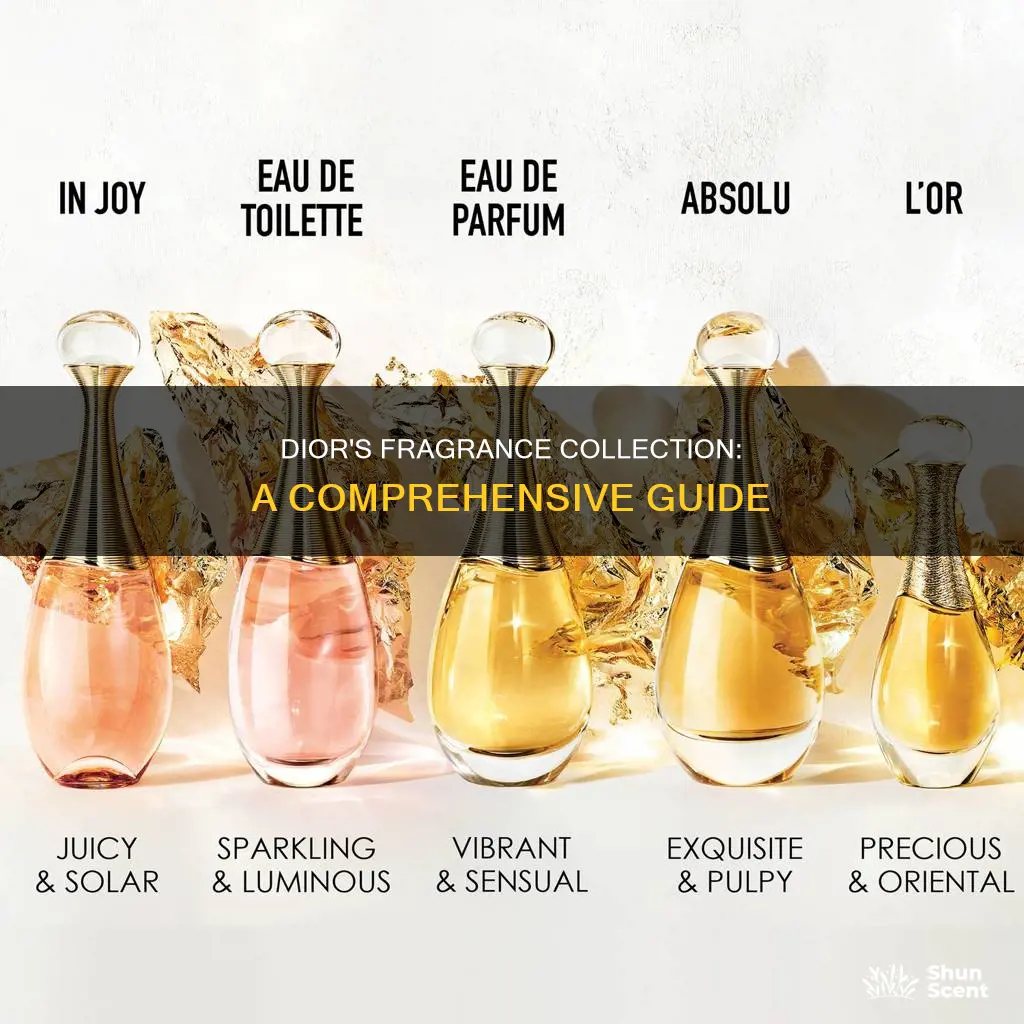 how many perfumes does dior have