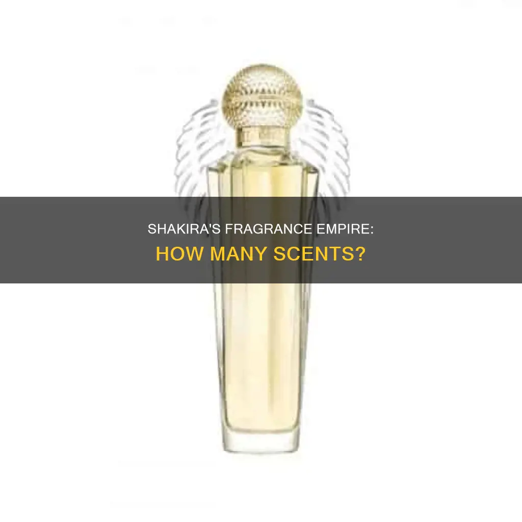 how many perfumes does shakira have