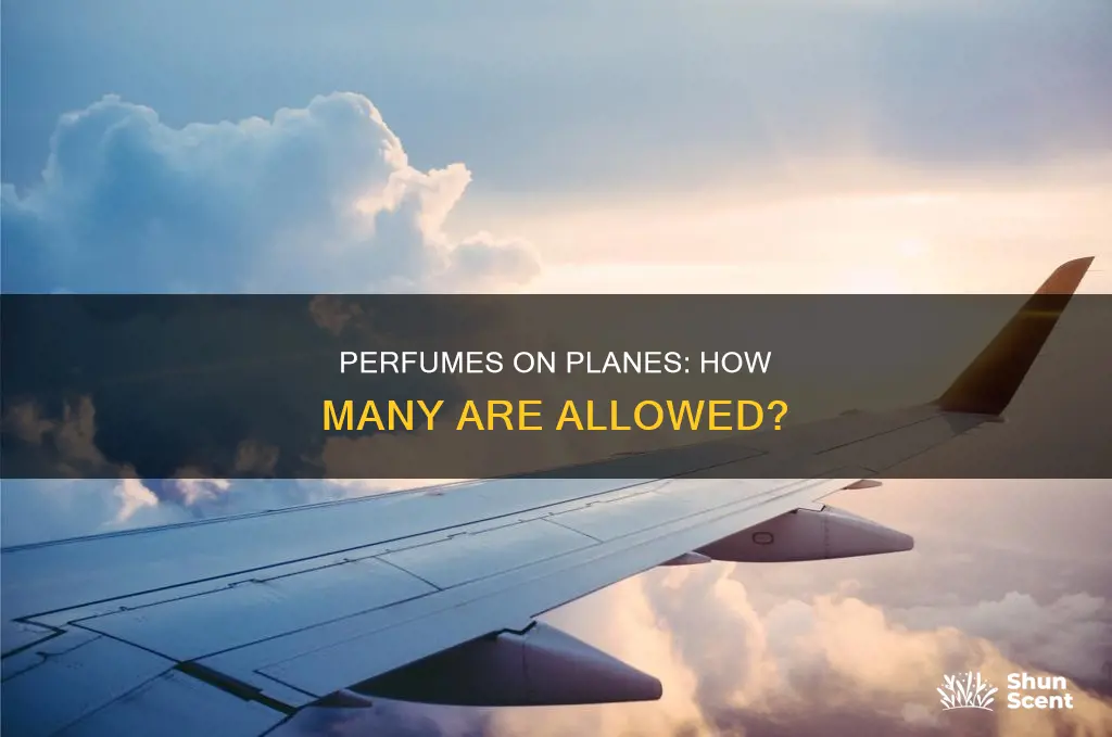 how many perfums in the airplane