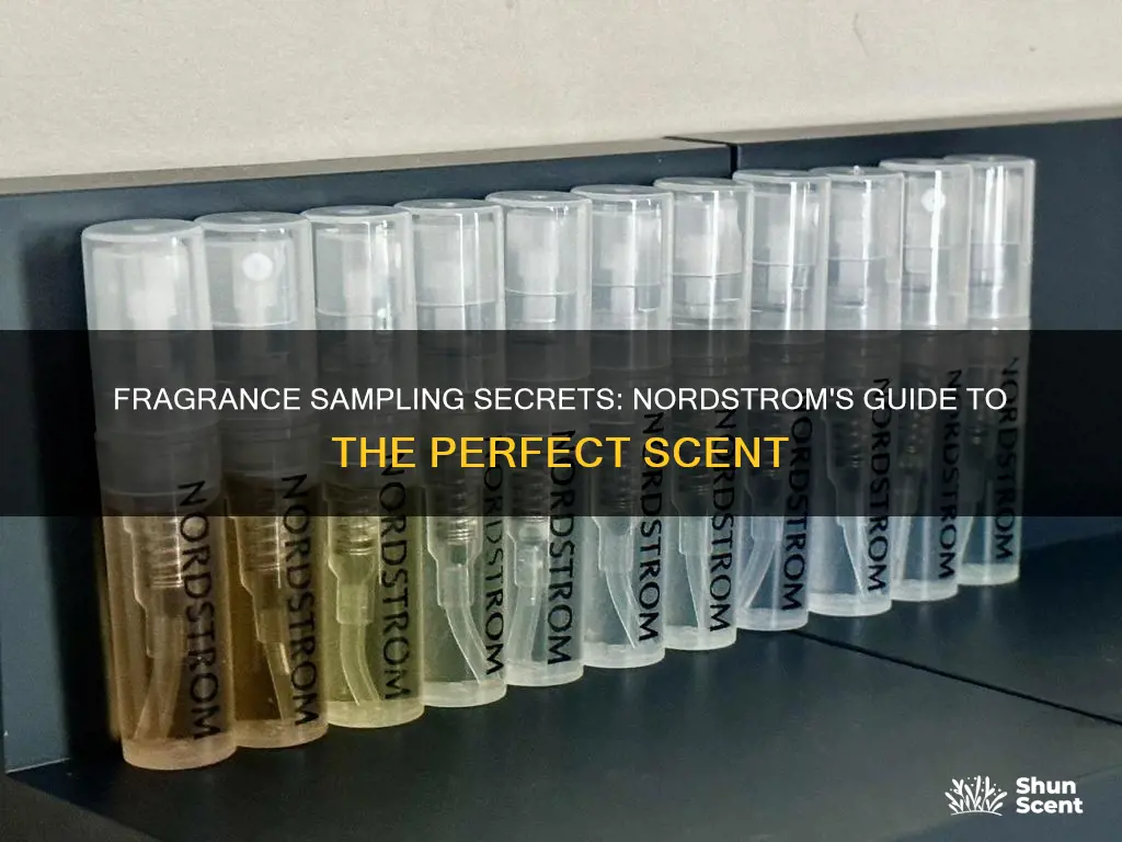 how many samples fragrance nordstroms