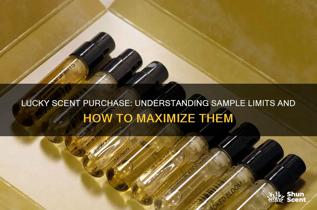 how many samples with lucky scent purchase