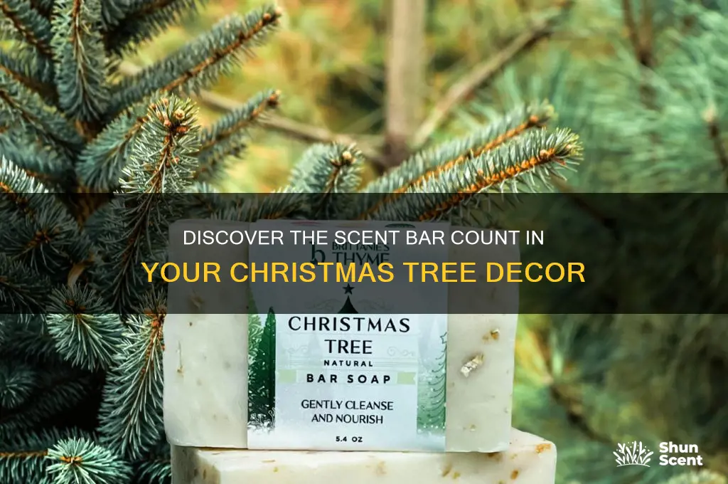 how many scent bars in the christmas tree