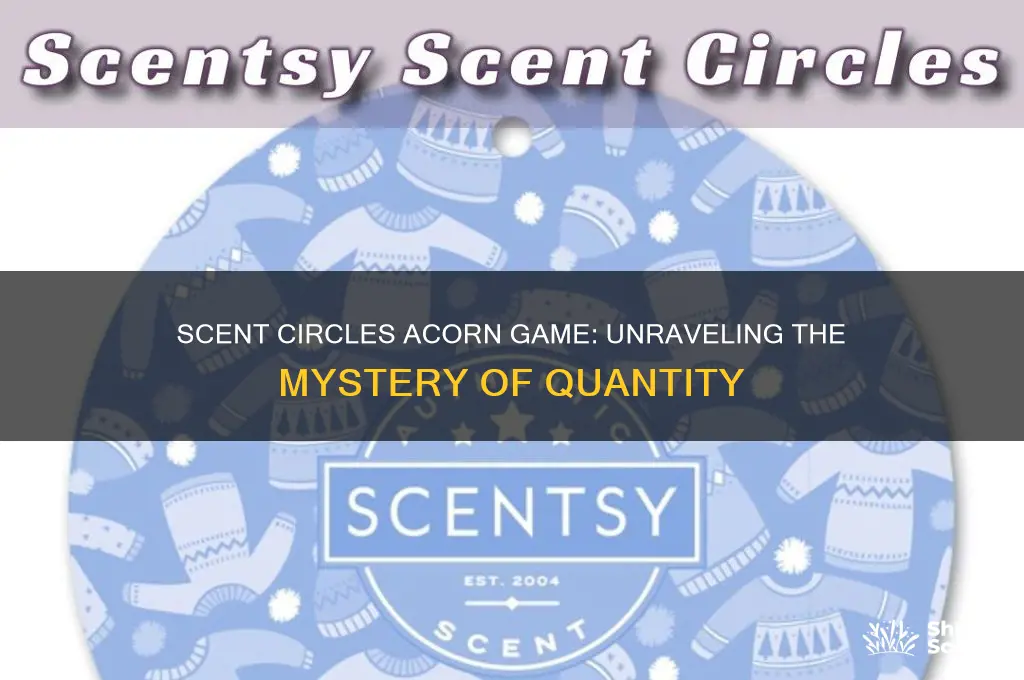 how many scent circles acorn game